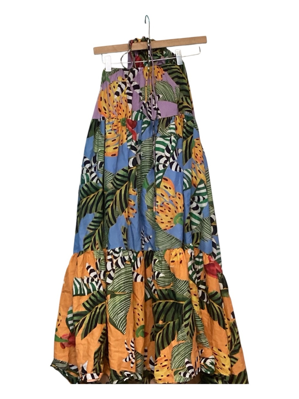 Mixed Striped Bananas Maxi Dress - Picture 3 of 5